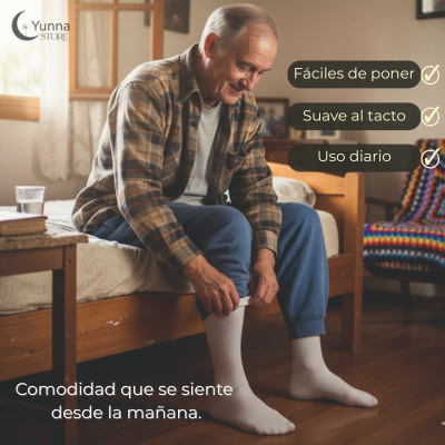 Calcetas terapéuticas antipresión para Diabéticos y pies sensibles